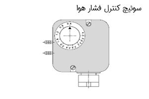 سوئیچ کنترل فشار هوا مشعل گازی PM4-PGT-211