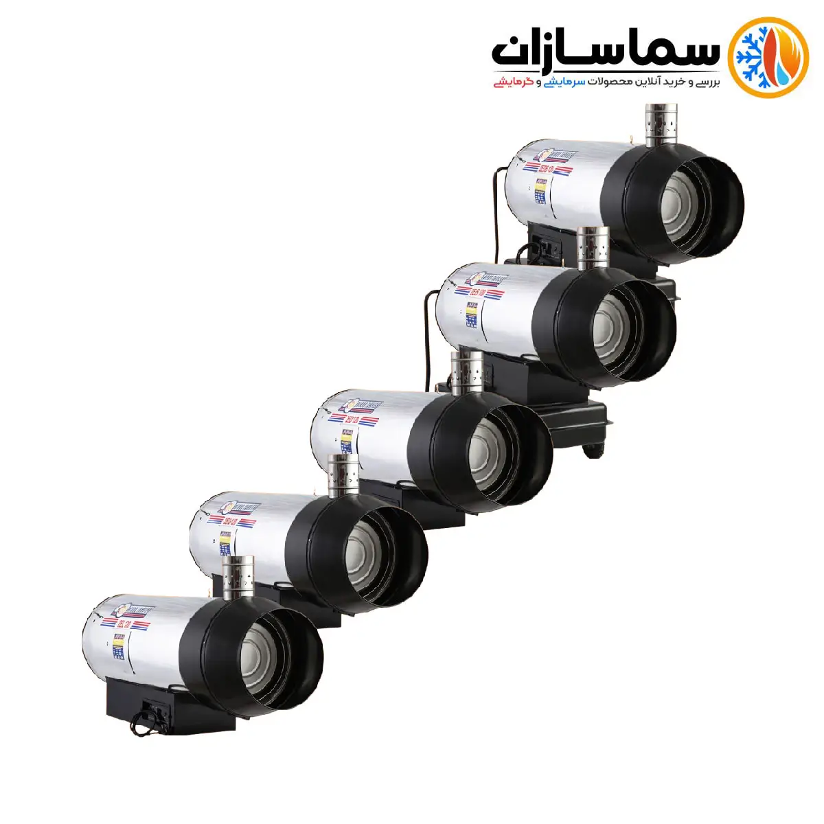 Alborz-Jet-Heater-2E کوره هوای گرم سری 2E نیرو تهویه البرز - تصویر 1