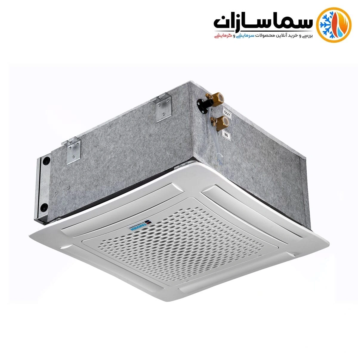 فن کویل کاستی چهار طرفه تهویه مدل ستاره